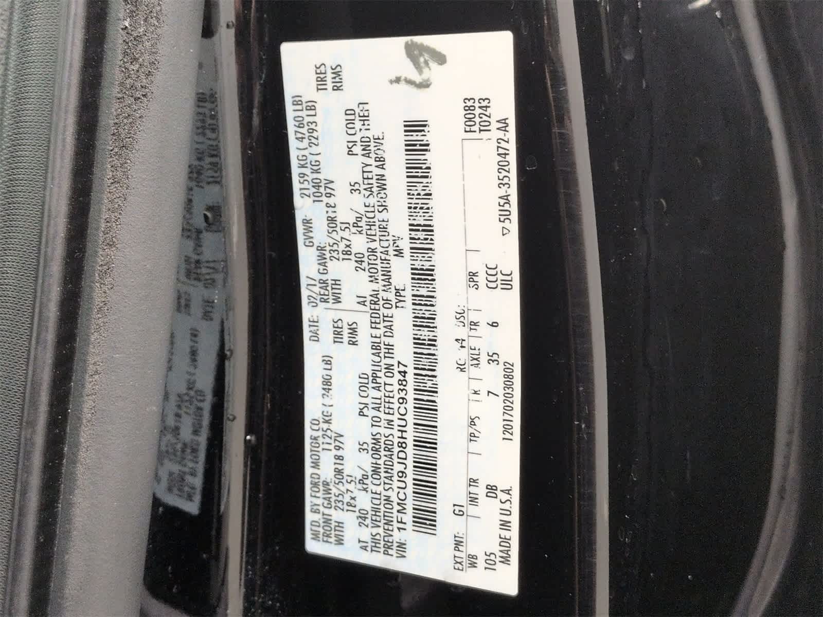 Thumbnail: 2017 Ford Escape - 35