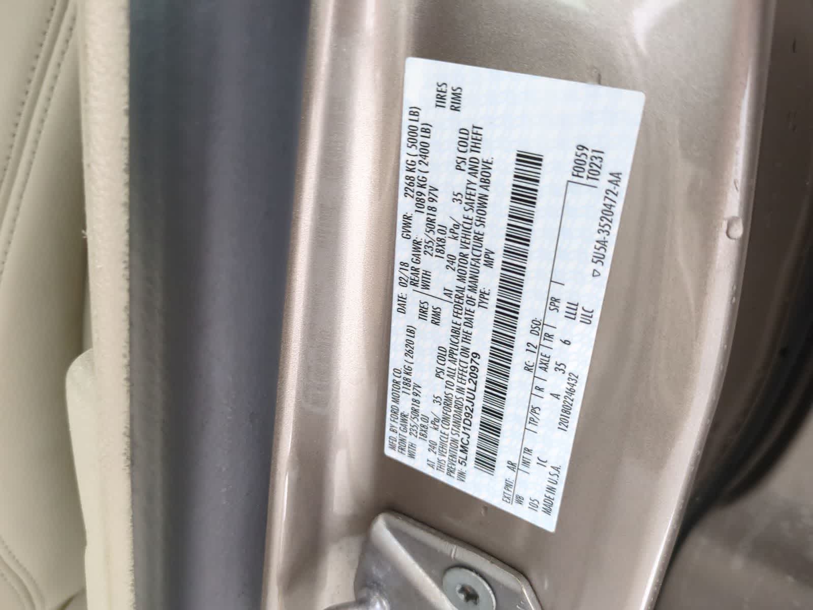 Thumbnail: 2018 Lincoln MKC - 40