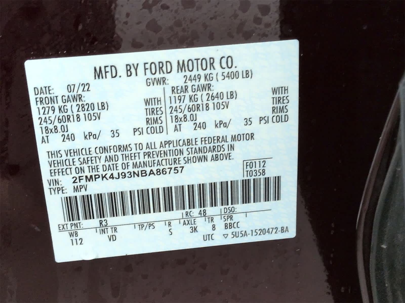 Thumbnail: 2022 Ford Edge - 37