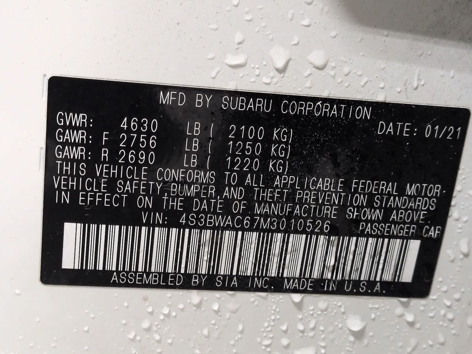 Thumbnail: 2021 Subaru Legacy - 35