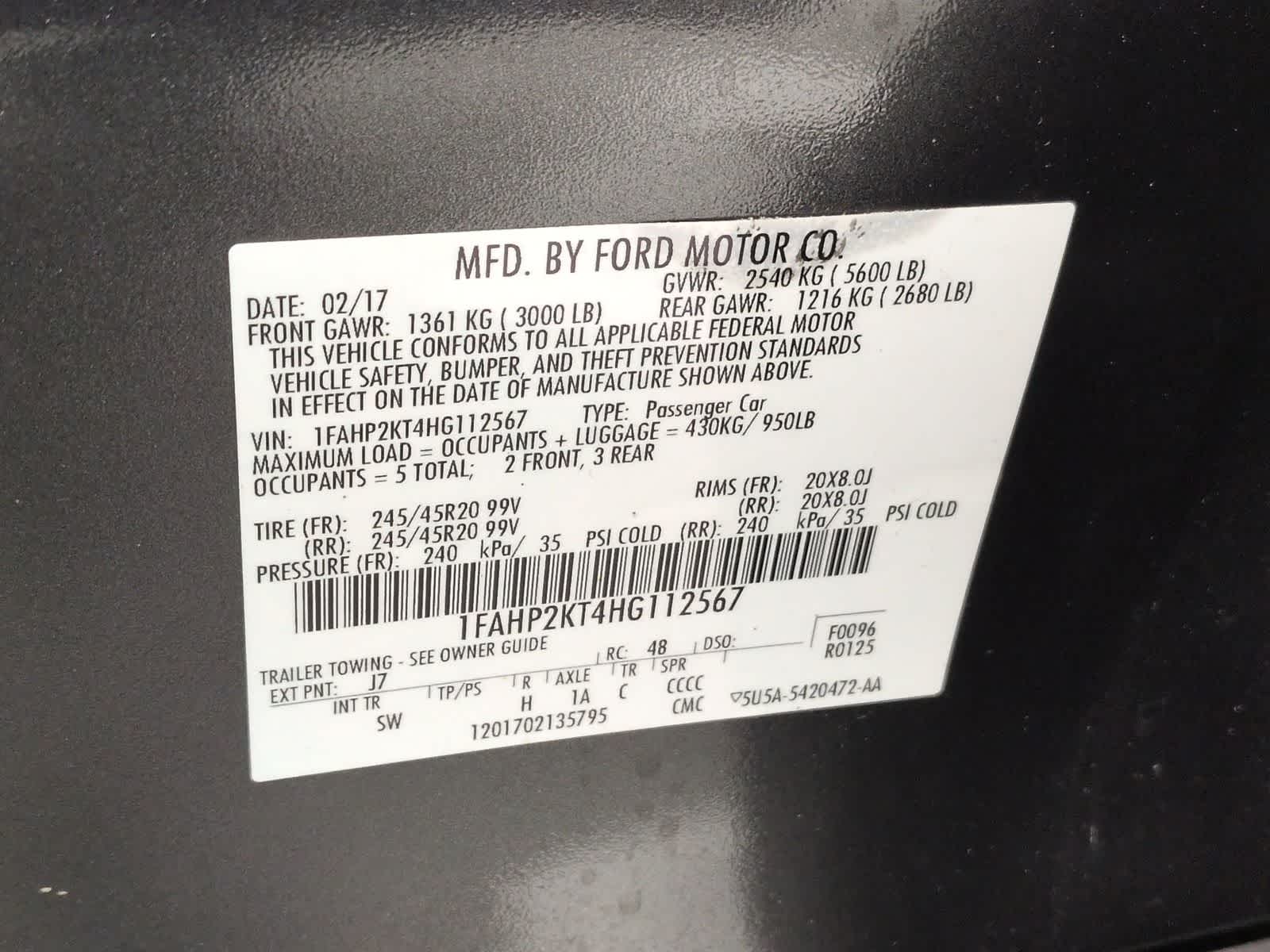 Thumbnail: 2017 Ford Taurus - 43