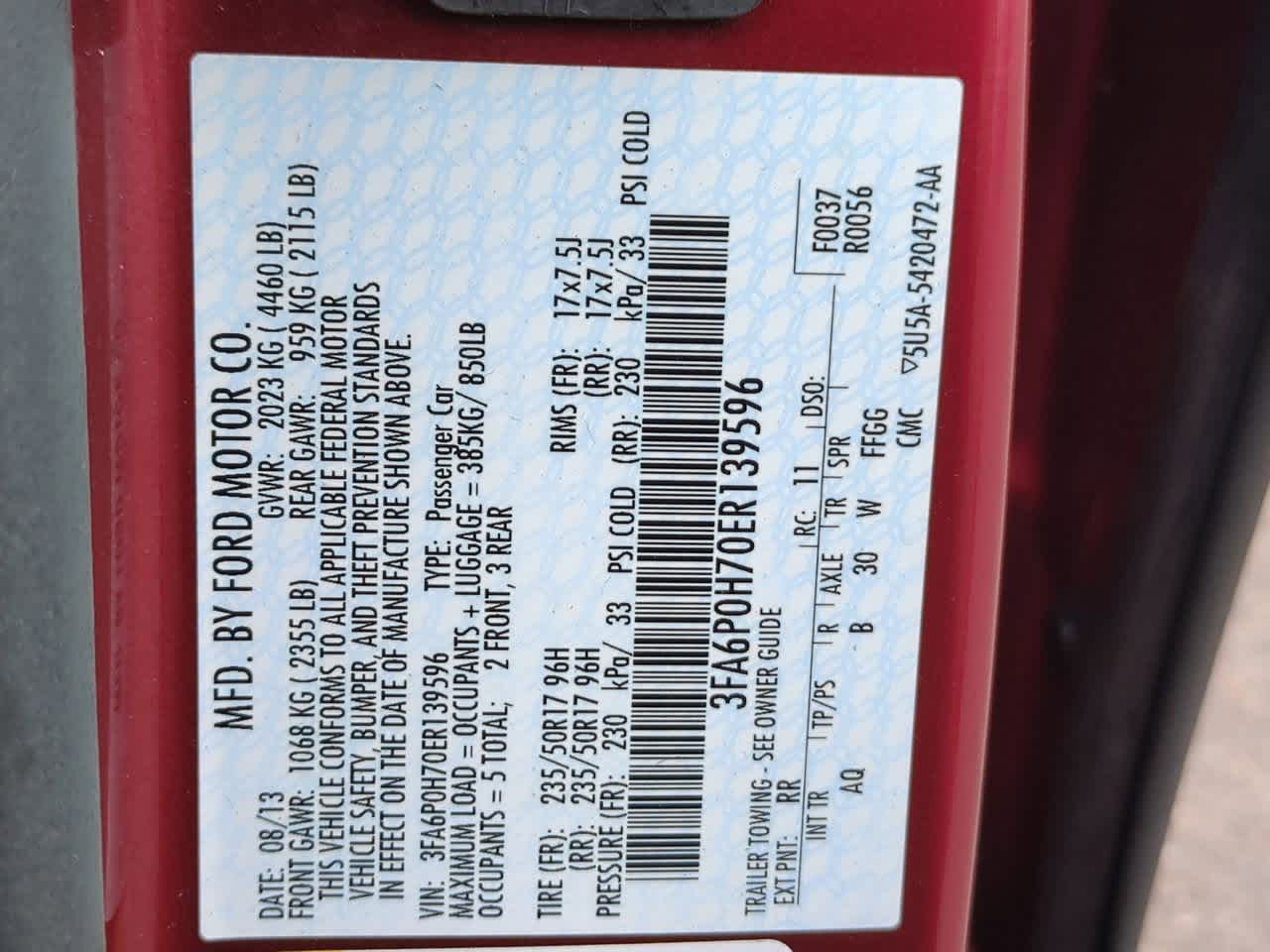 Thumbnail: 2014 Ford Fusion - 34