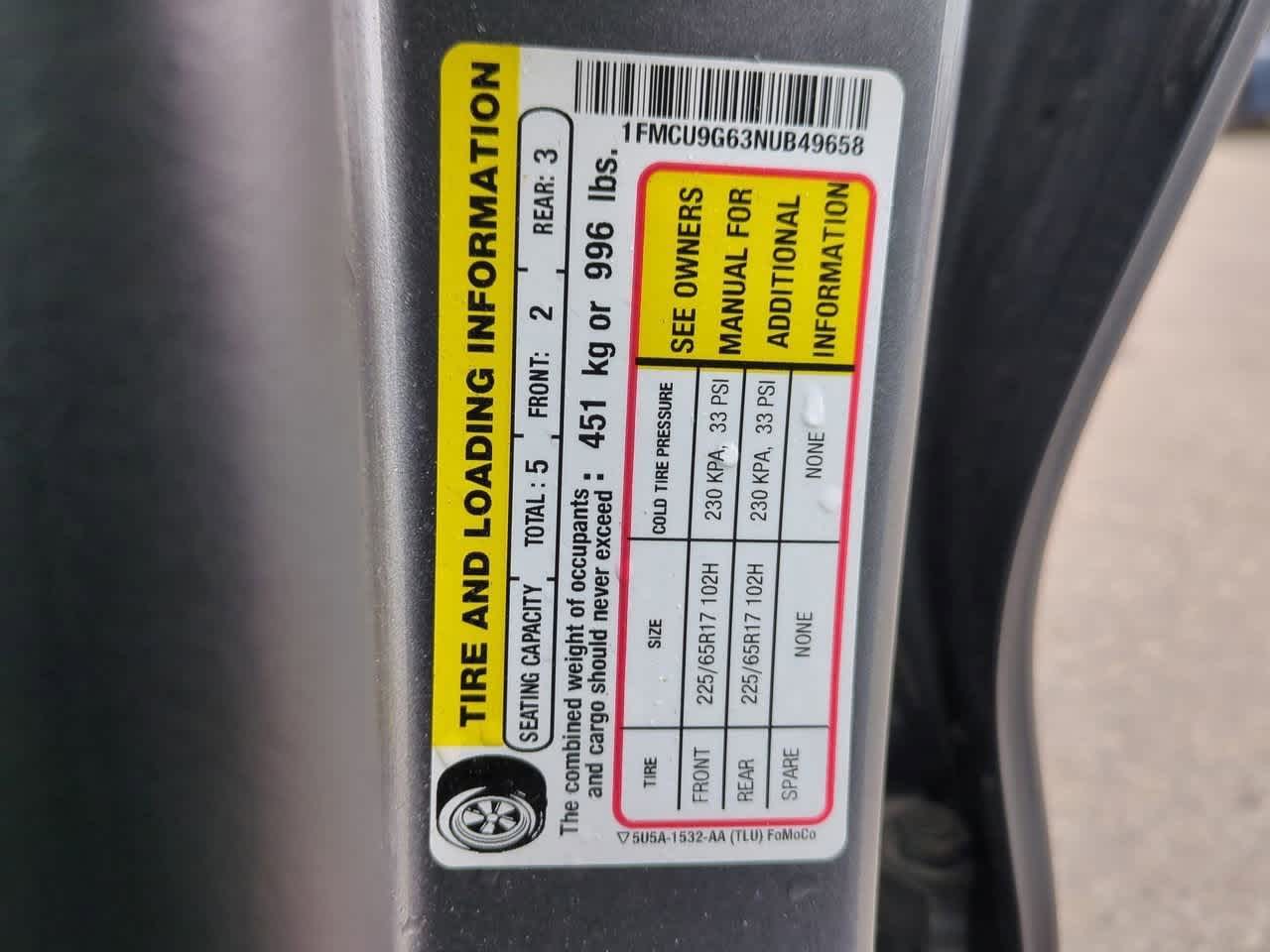 Thumbnail: 2022 Ford Escape - 34