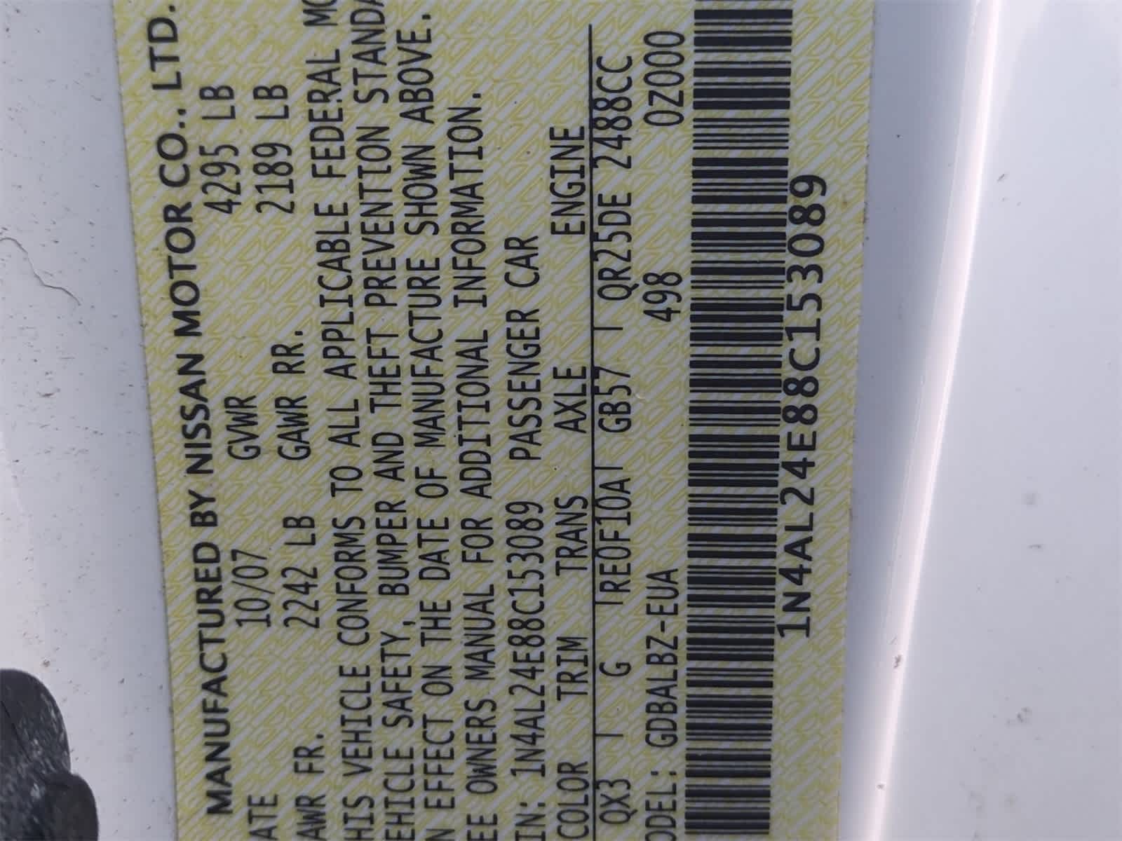 Thumbnail: 2008 Nissan Altima - 33