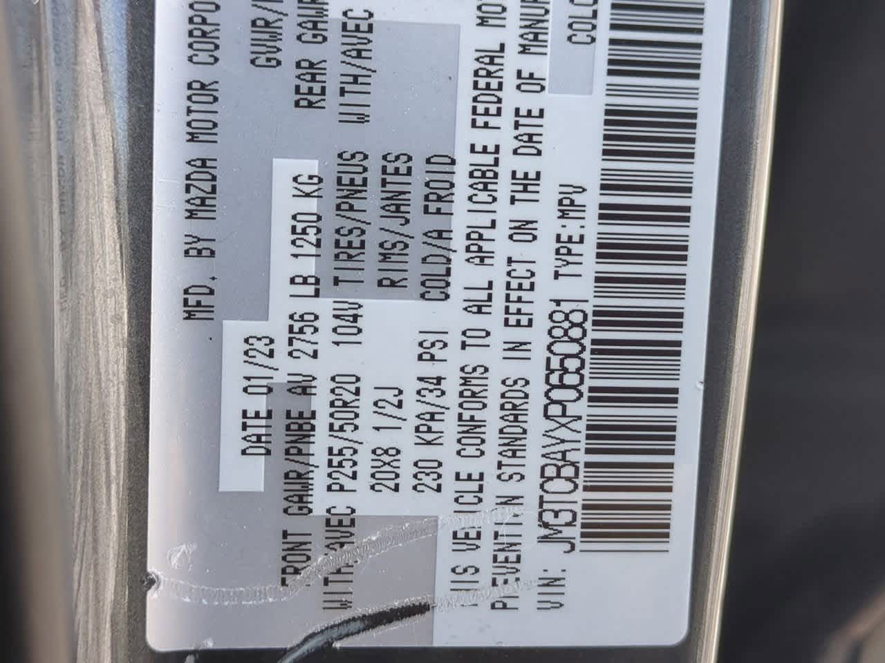 Thumbnail: 2023 Mazda CX-9 - 36