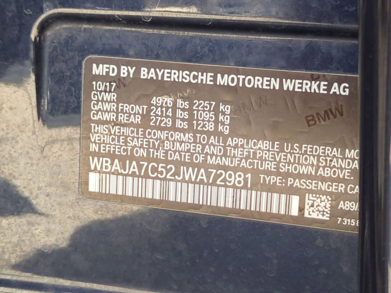 Thumbnail: 2018 BMW 5 Series - 36
