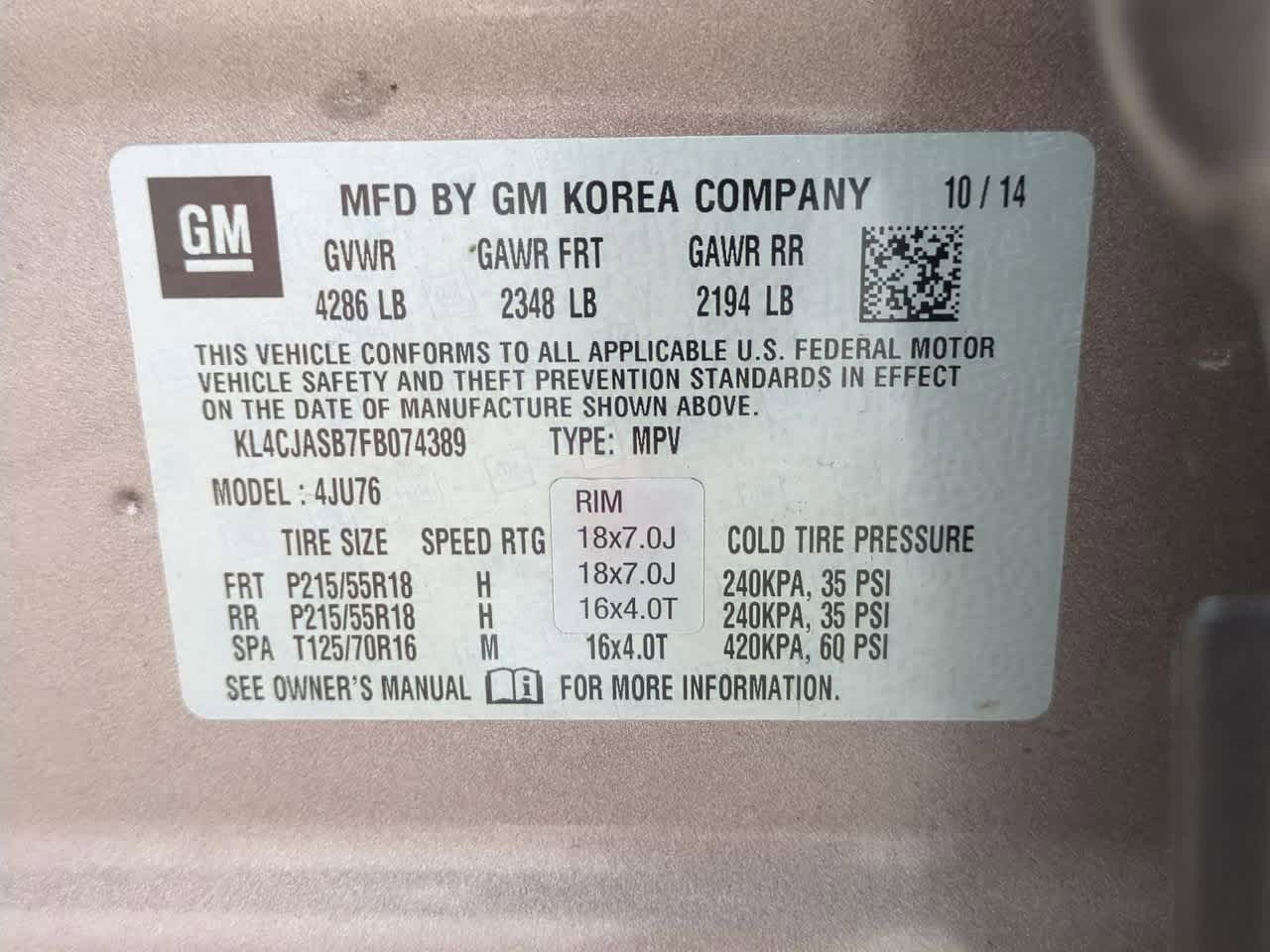 Thumbnail: 2015 Buick Encore - 33