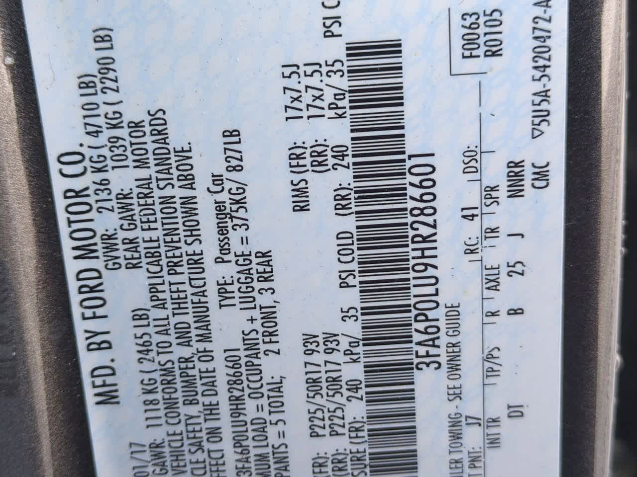 Thumbnail: 2017 Ford Fusion - 33