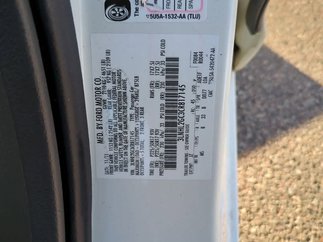 Thumbnail: 2012 Lincoln MKZ - 35