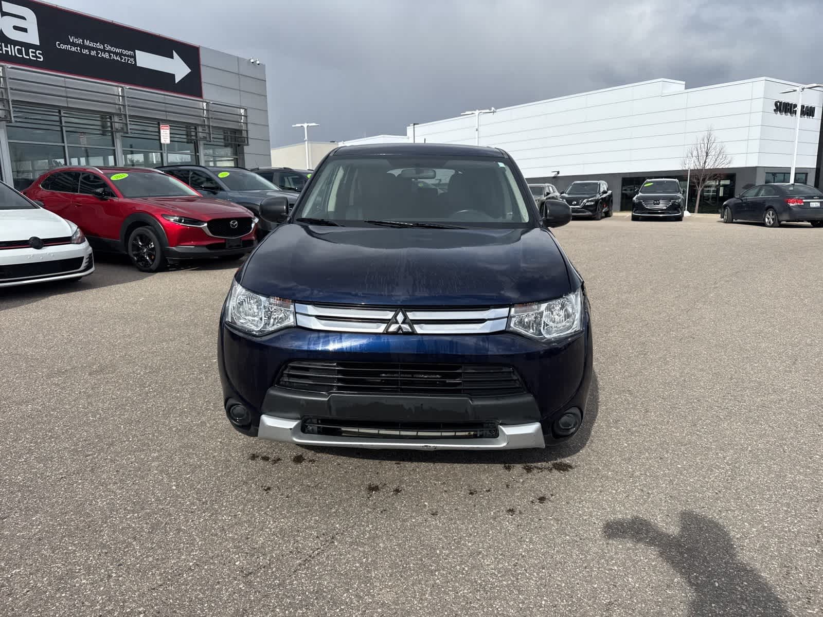 Used 2015 Mitsubishi Outlander ES with VIN JA4AD2A3XFZ007646 for sale in Troy, MI