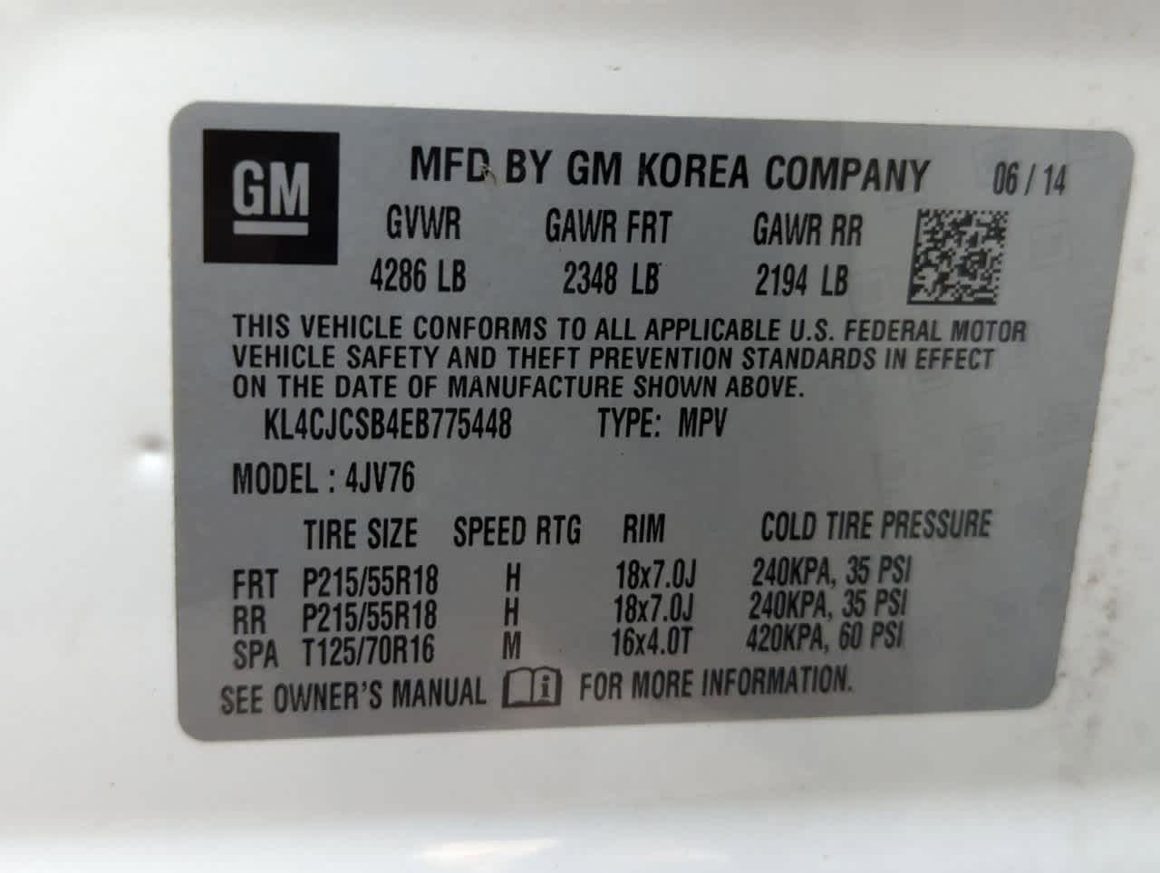 2014 Buick Encore Leather Group 33
