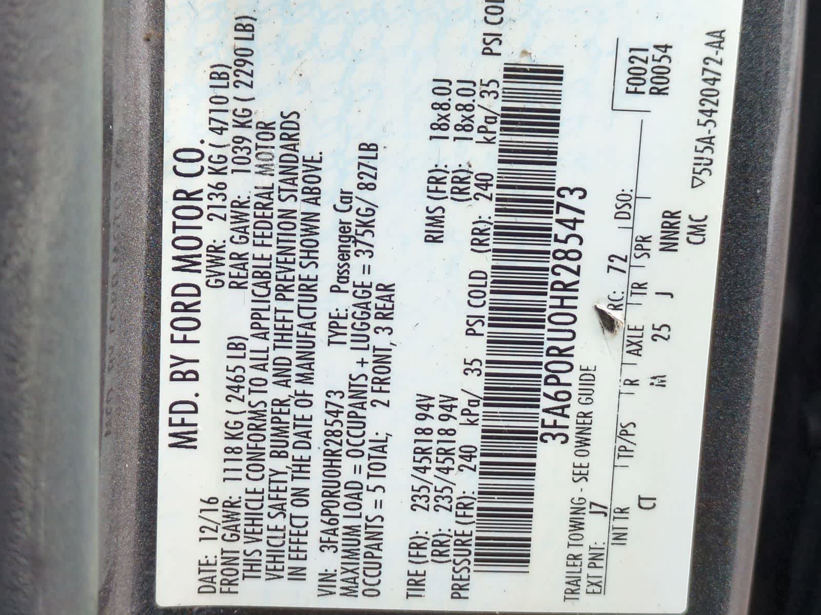 Thumbnail: 2017 Ford Fusion - 35