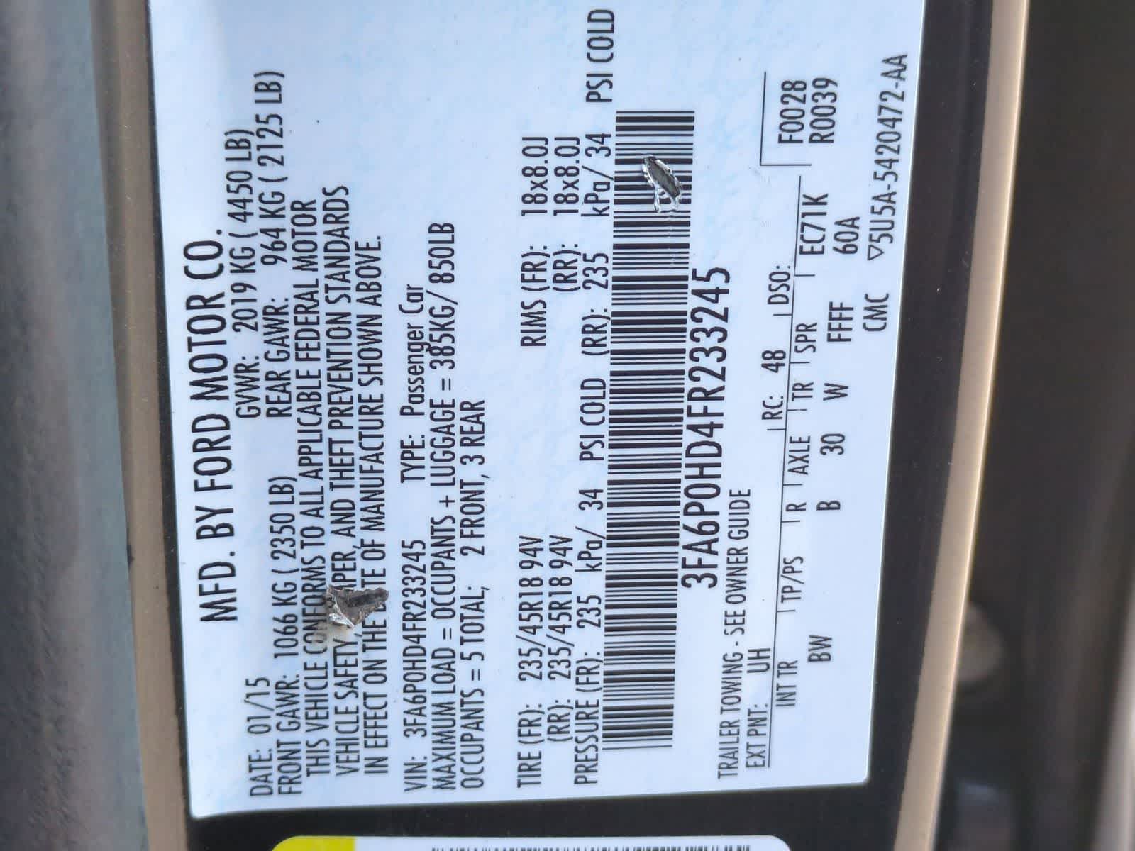 Thumbnail: 2015 Ford Fusion - 36