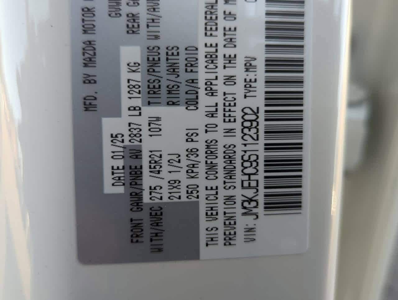 Thumbnail: 2025 Mazda CX-70 - 37