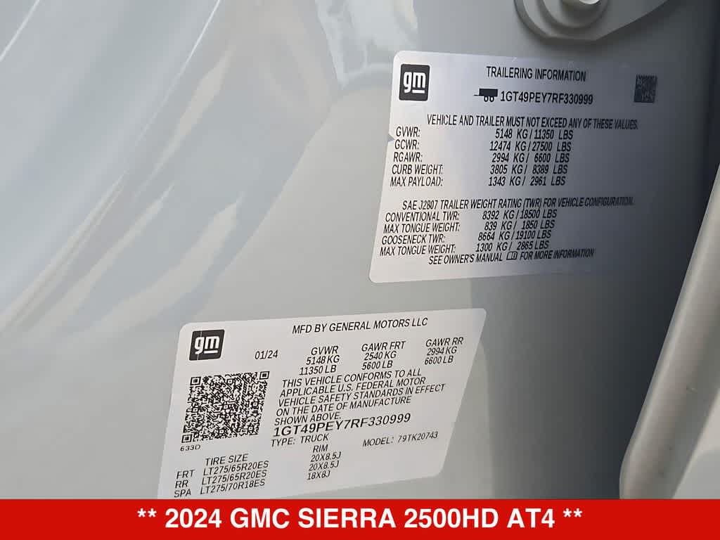 Thumbnail: 2024 GMC Sierra 2500 - 40