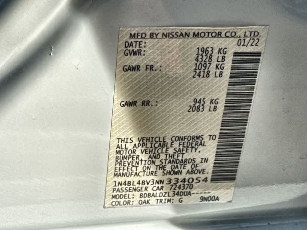 Thumbnail: 2022 Nissan Altima - 25