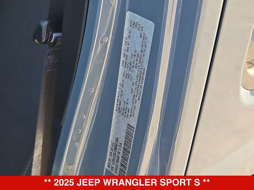 2025 Jeep Wrangler 4-Door Sport S - Photo 35