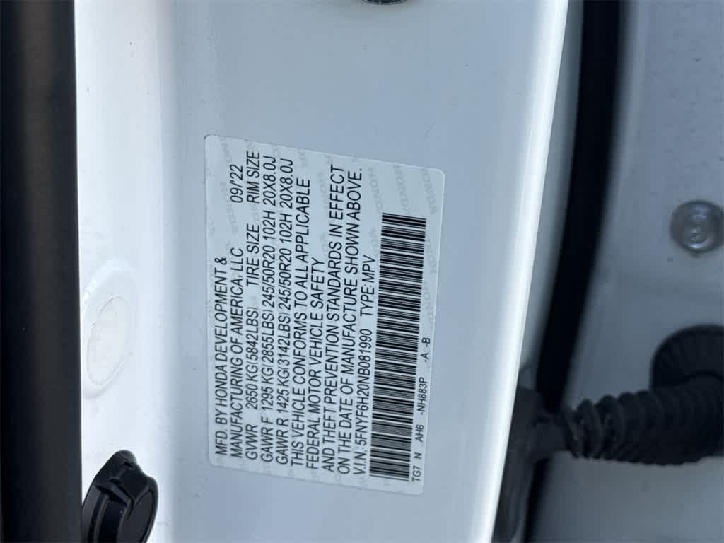 Thumbnail: 2022 Honda Pilot - 26