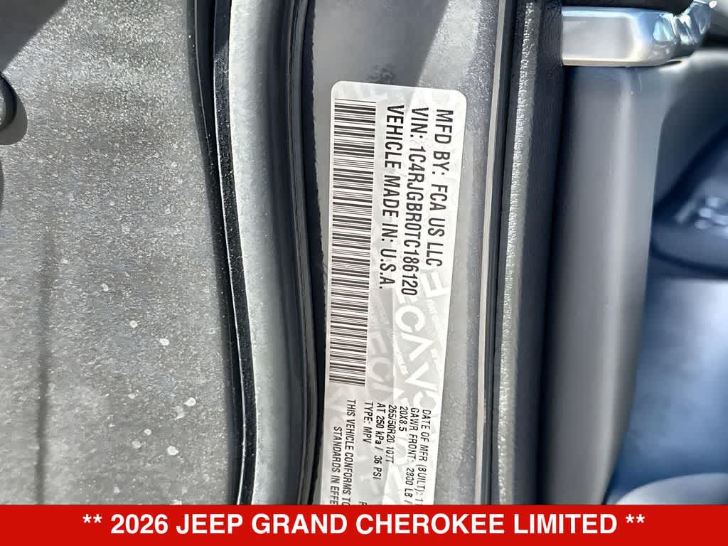 Thumbnail: 2026 Jeep Grand Cherokee - 26