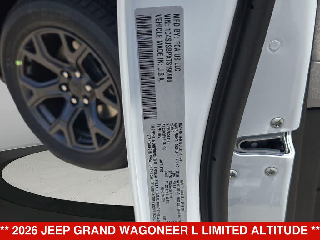 Thumbnail: 2026 Jeep Grand Wagoneer L - 35