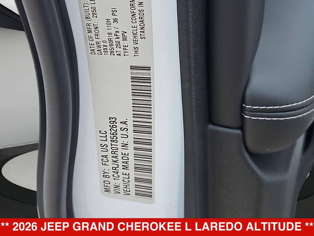 Thumbnail: 2026 Jeep Grand Cherokee L - 41