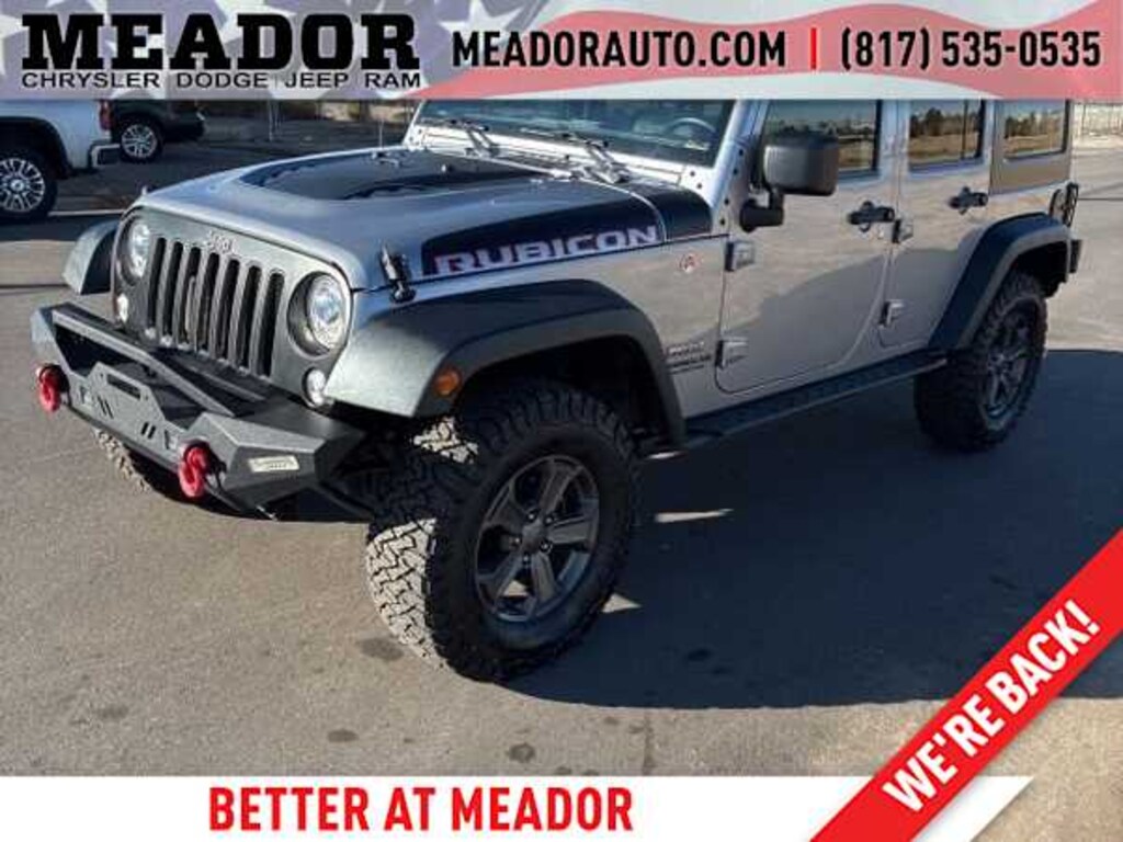 Used 2017 Jeep Wrangler JK Unlimited Rubicon 4x4 SUV