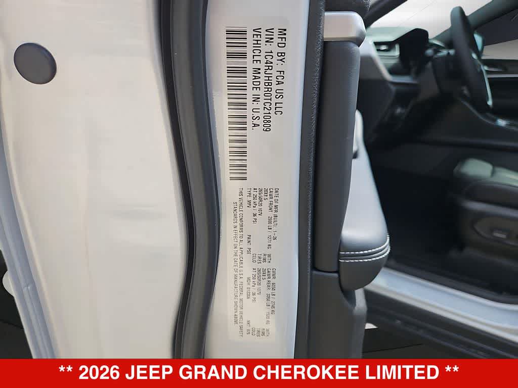 Thumbnail: 2026 Jeep Grand Cherokee - 36