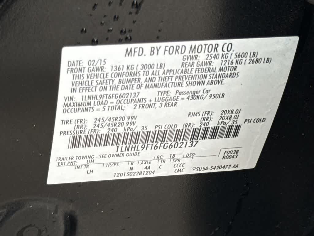 Thumbnail: 2015 Lincoln MKS - 25