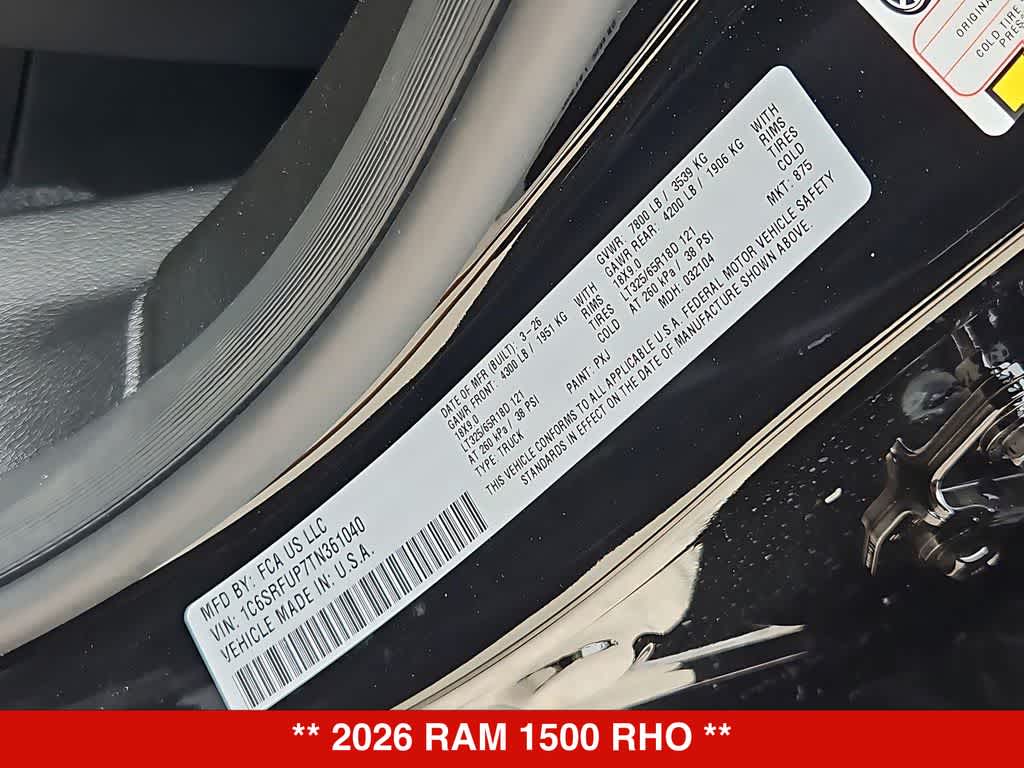 Thumbnail: 2026 RAM 1500 - 38