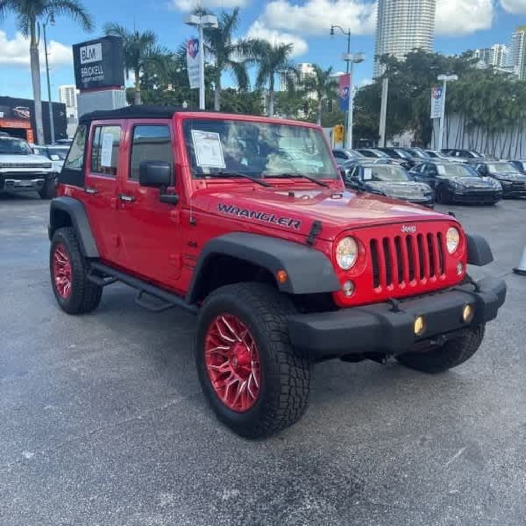 Used 2015 Jeep Wrangler Unlimited Sport 4x4 SUV