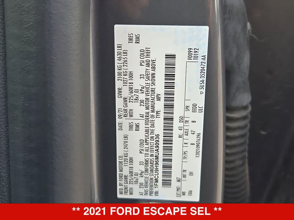 Thumbnail: 2021 Ford Escape - 36