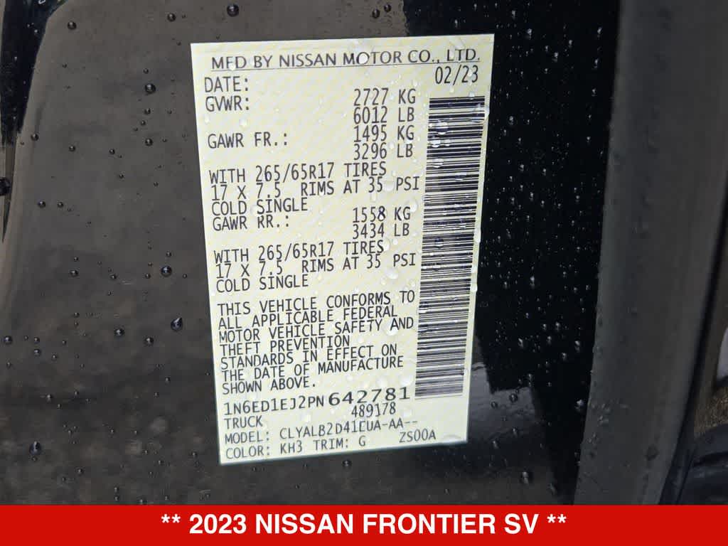 Thumbnail: 2023 Nissan Frontier - 34