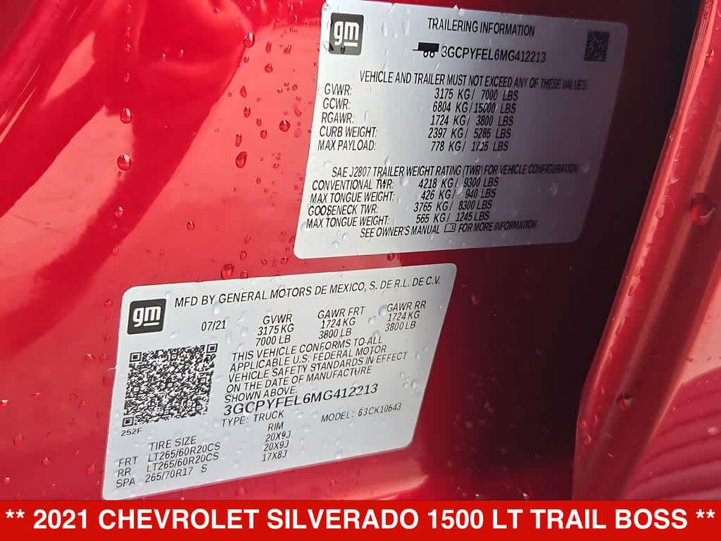 Thumbnail: 2021 Chevrolet Silverado 1500 - 36