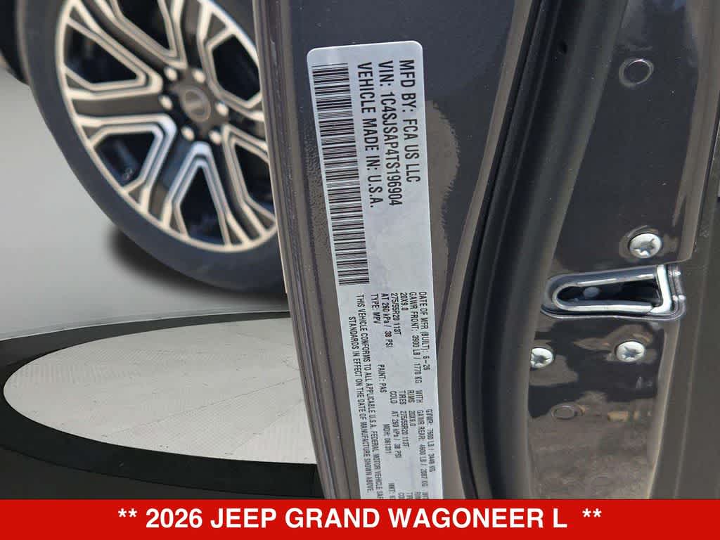 Thumbnail: 2026 Jeep Grand Wagoneer L - 36