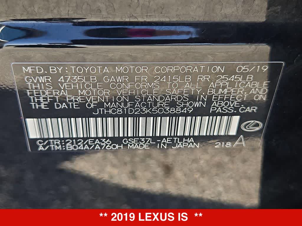 Thumbnail: 2019 Lexus IS - 35