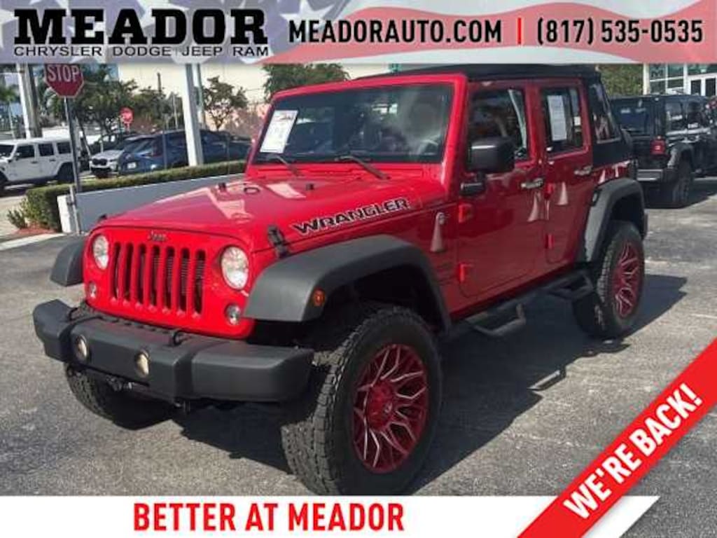 Used 2015 Jeep Wrangler Unlimited Sport 4x4 SUV