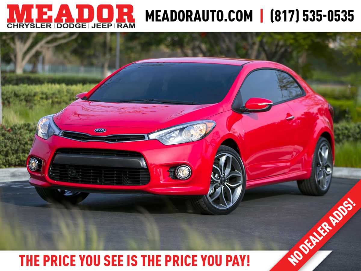2014 Kia Forte SX -
                  Fort Worth, TX
