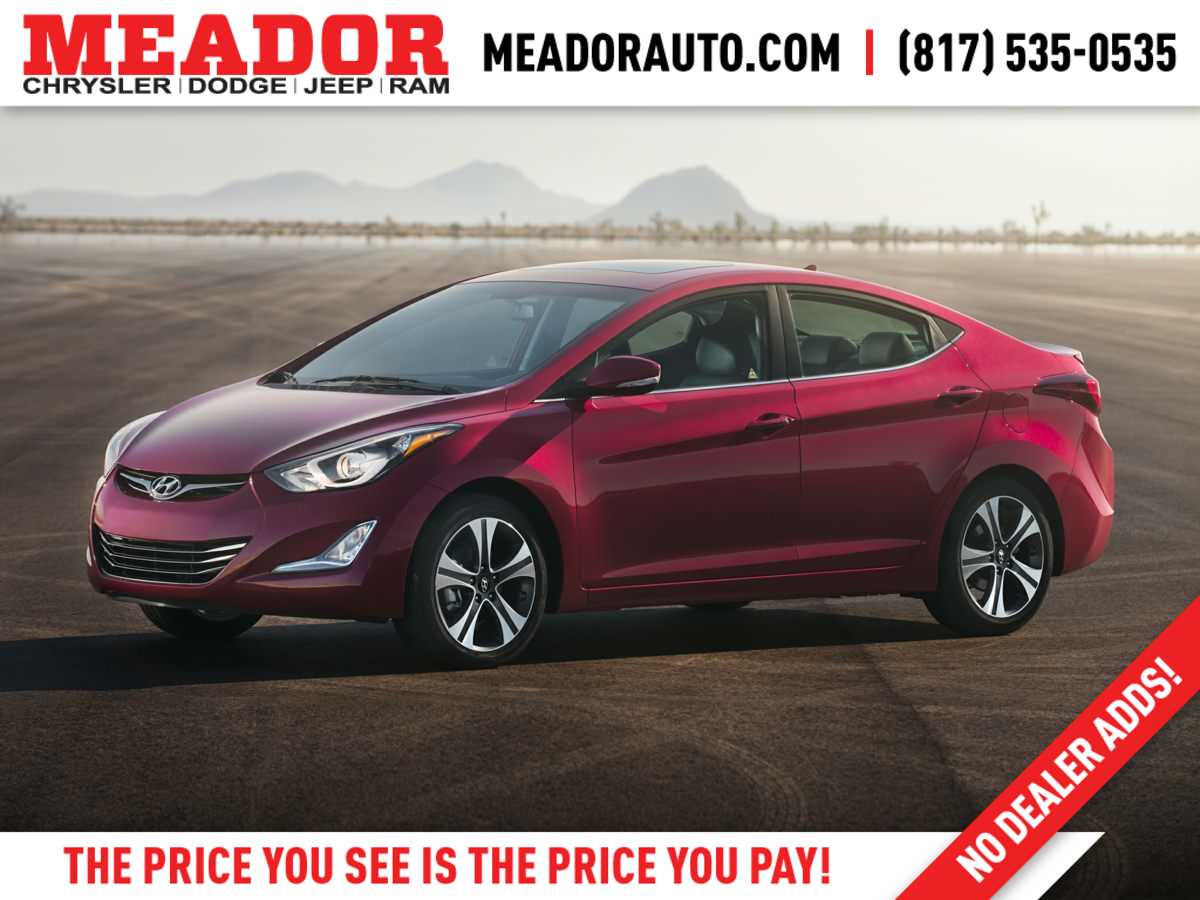 2016 Hyundai Elantra Value Edition -
                  Fort Worth, TX