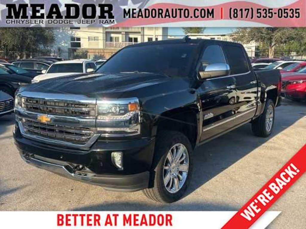 Used 2018 Chevrolet Silverado 1500 High Country Truck Crew Cab