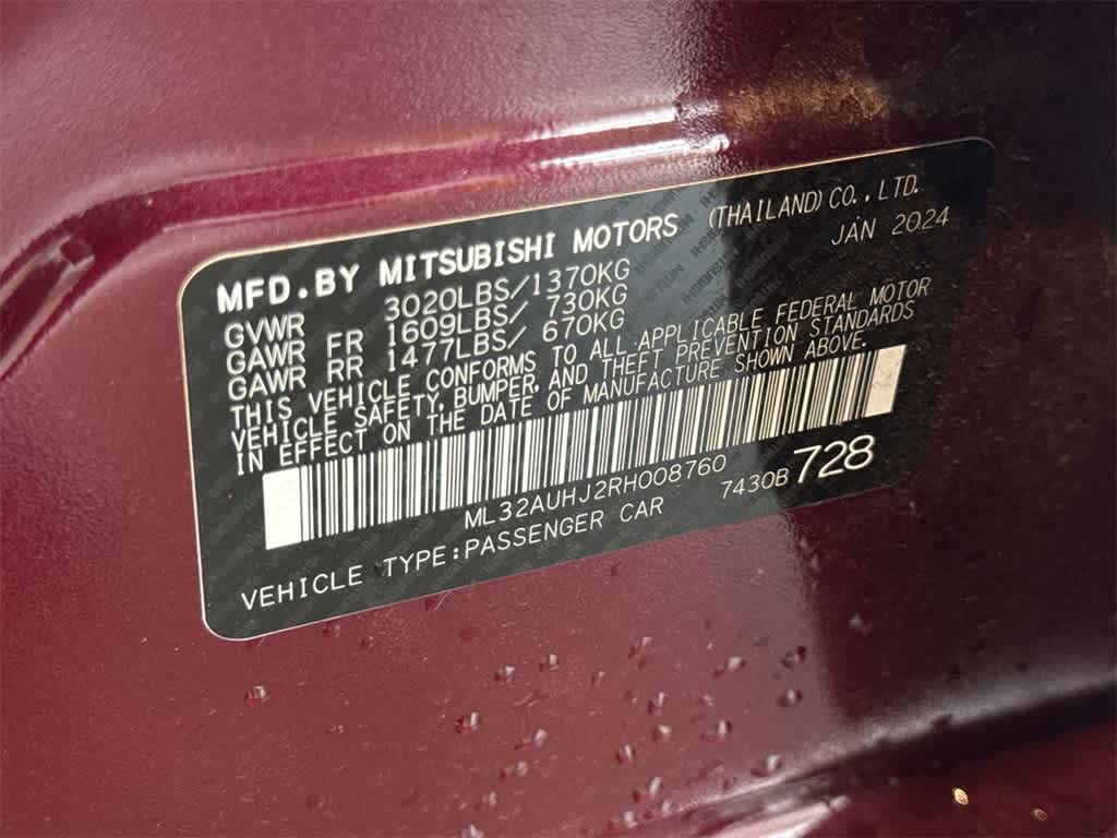 Thumbnail: 2024 Mitsubishi Mirage - 24
