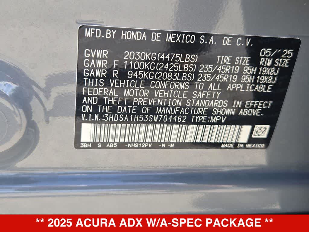 Thumbnail: 2025 Acura ADX - 34