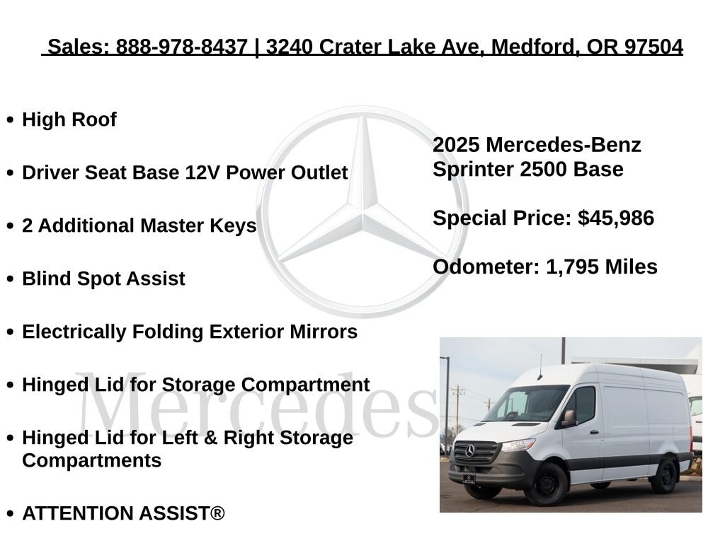 2025 Mercedes-Benz Sprinter Cargo Van Base - Photo 18