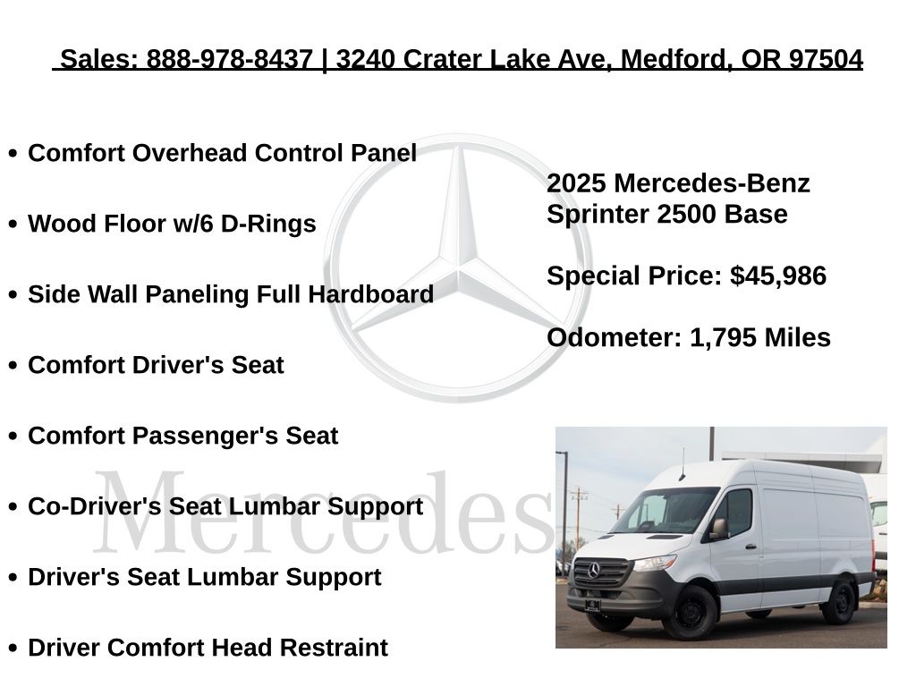 2025 Mercedes-Benz Sprinter Cargo Van Base - Photo 24