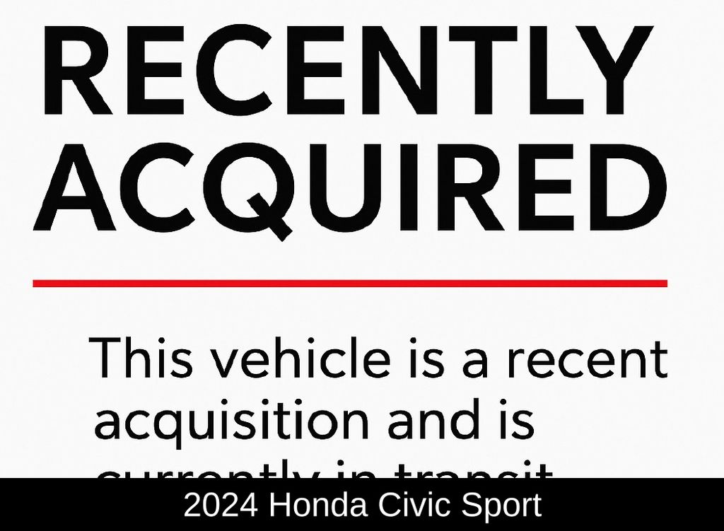 2024 Honda Civic Sport