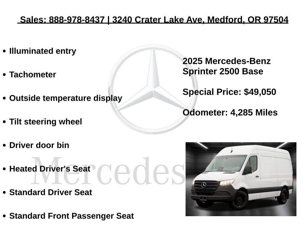 2025 Mercedes-Benz Sprinter Cargo Van Base - Photo 30