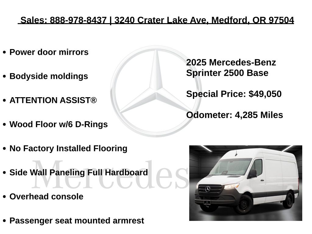 2025 Mercedes-Benz Sprinter Cargo Van Base - Photo 25