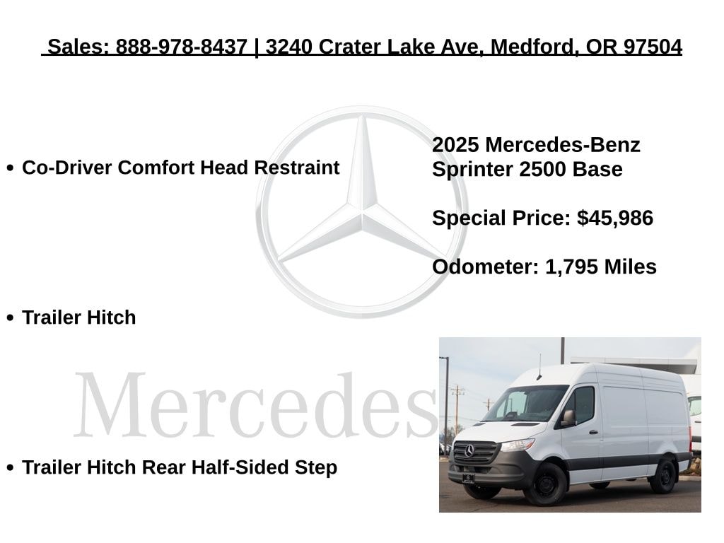 2025 Mercedes-Benz Sprinter Cargo Van Base - Photo 30