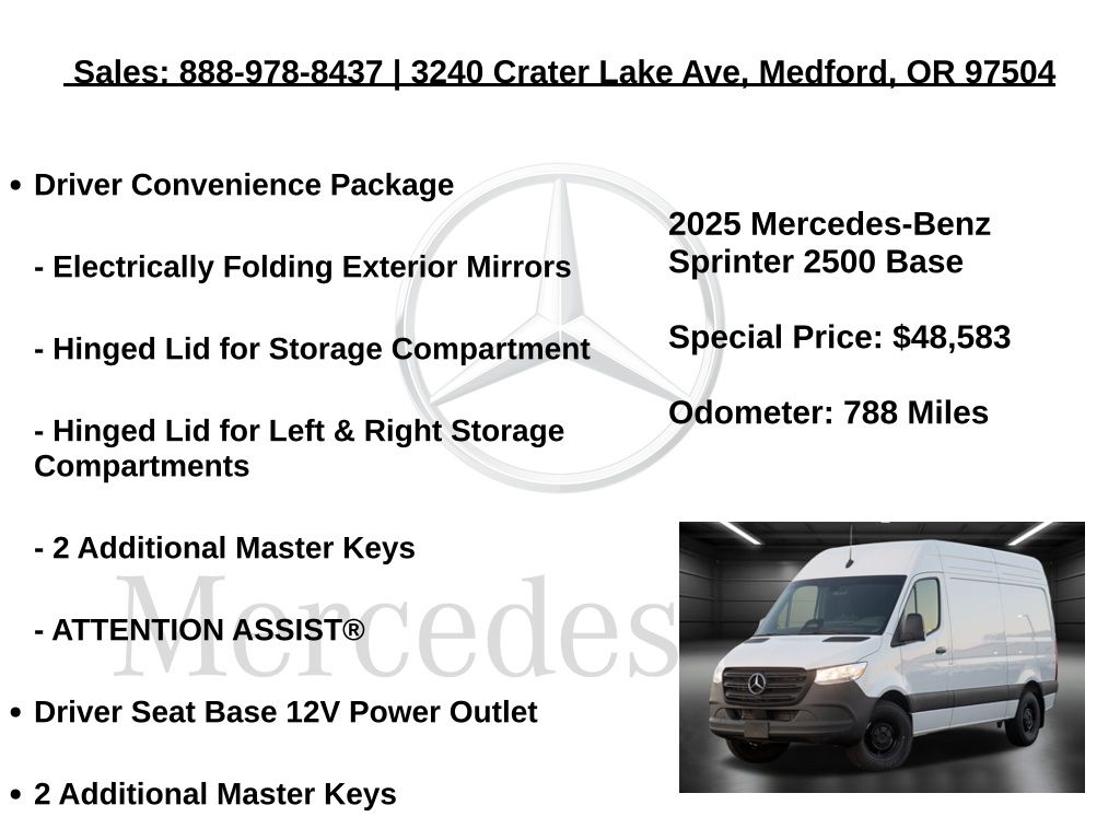 2025 Mercedes-Benz Sprinter Cargo Van Base - Photo 10