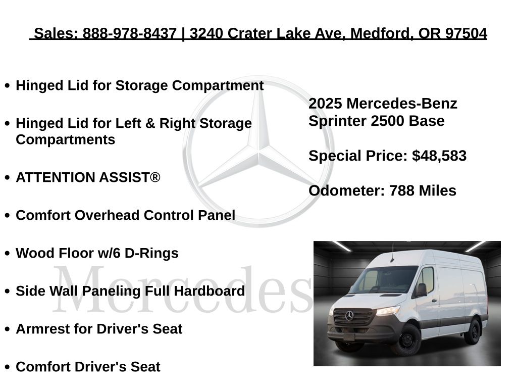 2025 Mercedes-Benz Sprinter Cargo Van Base - Photo 15