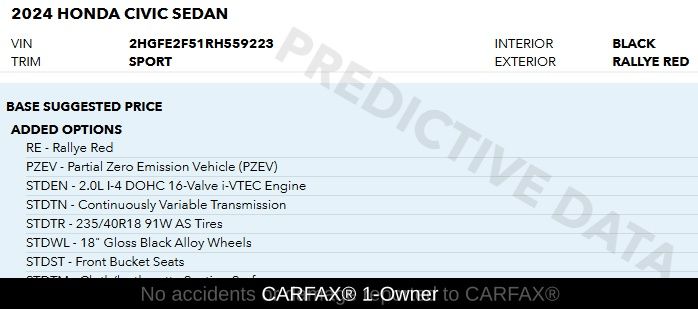 Thumbnail: 2024 Honda Civic - 2